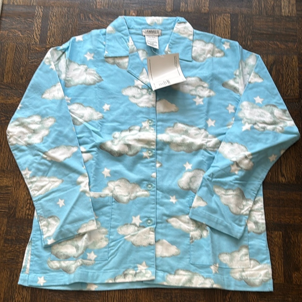 NWT Vintage 80s/90s ESLEEP pajama top large L